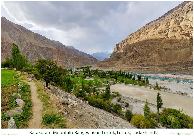Karakoram Mountain Ranges near Turtuk