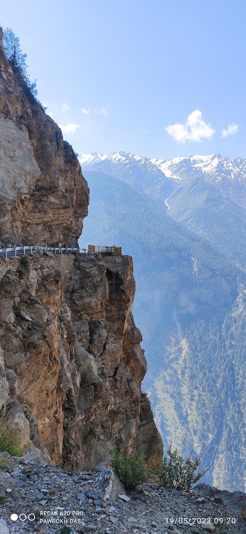 Roula Cliff/ Roghi Sucide Point, Kalpa